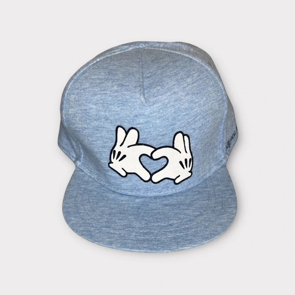 H&M x Disney Mickey Heart Fingers Blue Hat